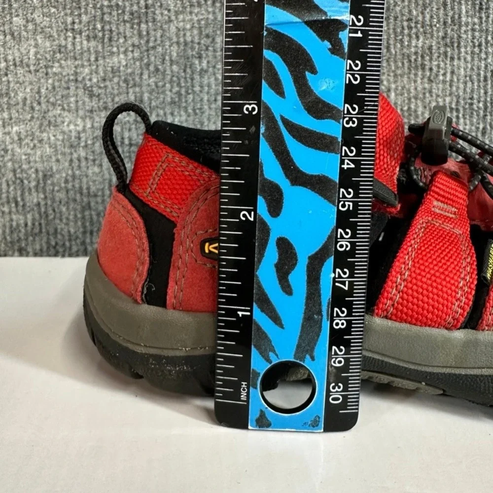 Keen Newport H2 Kids Red Black Waterproof Hiking Water Sandals Shoes Sz 1
